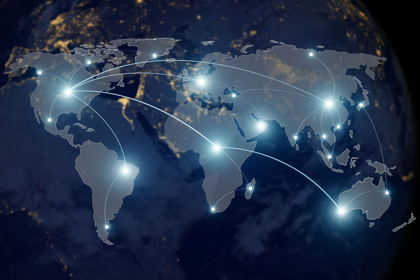 Network connection technology concept - Network connection partn